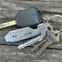 10 Lever Gear Edge XT - Mini Utility Knife Keychain Multitool w/ Tools - Retractable Razor Blade Mini Box Cutter OTF