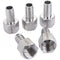 LTWFITTING Stainless Steel 316 Barb Fitting Coupler, 1/2" Hose ID x 1/2" Female NPT (Pack of 5)