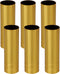 BQLZR 8cm Height 2.5cm Dia Bright Gold Double Line Chandelier Candle Light