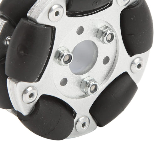 Mrisata 60mm 60mm 360 Robot Omni Directional Wheel Robot Omni Wheel Replacement Aluminium Alloy Robot Omni Wheel Robot