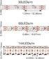 SVFISHKK WS2812B 5050 144Pixels/m 144Pixels WS2812b DC5V (3.2FT 144led IP30, LED Strip SMD Individual Addressable IC