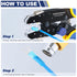 Haisstronica 200PCS Heat Shrink Fork Spade Connectors, #10 Waterproof Marine Grade Fork Terminal Connectors