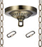 Canomo 4.75 Inches Diameter Canopy Kit and 6 feet Pendant Light Fixture