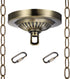 Canomo 4.75 Inches Diameter Canopy Kit and 6 feet Pendant Light Fixture