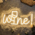 Acrylic Wine Neon Sign for Wall or Window Background Decor,LED Dimmable Bar