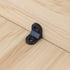 20 2 90 Pcs Small Round L Bracket, Holes Black Plastic Furniture Corner Brace Degree Angle Brackets with Screws