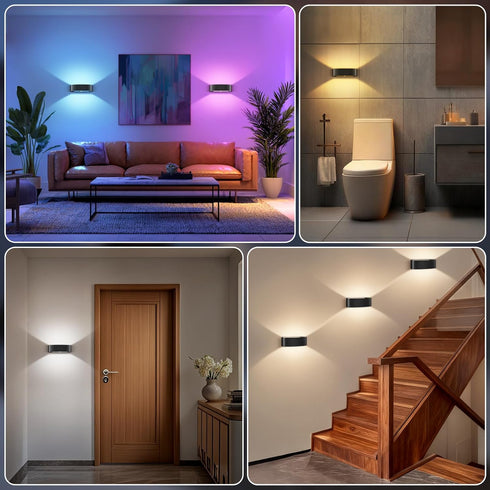 ToyGlee 5000mAh 15 3 Dimmable, Motion Sensor Wall Sconces, Rechargeable Battery Operated Wall Light with Remote