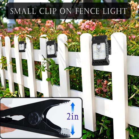 800lm 1 Pack Clip on Solar Lights Outdoor Waterproof, Motion Sensor Lights, LED Camping Tent Lantern,Wall Lights