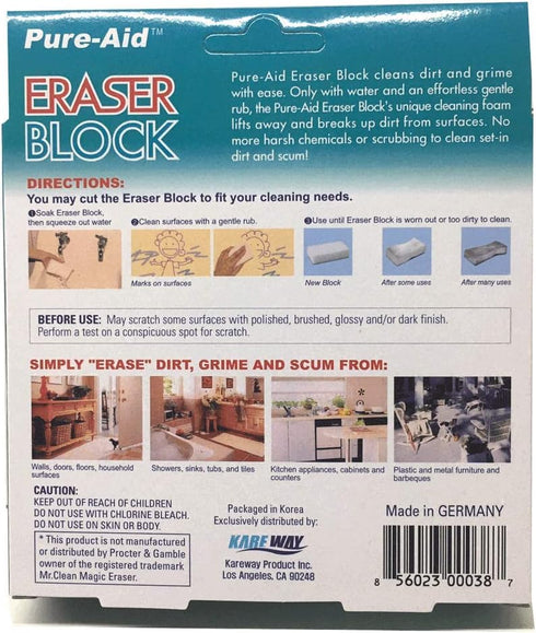 Eraser Block Cleaning Pads (1 Pack)