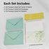 50 4x6 Inches, 4 PK Thank You Cards Bulk with Envelopes & Gold Foil Stickers, Designs for Weddings Baby Bridal Showers