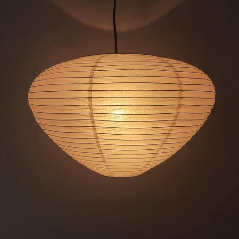 Mushroom Paper Lampshade17inch, White Folding Lamp,Interior Trim Lantern,Paper Ceiling Lamp Shade