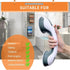 KZENMKL Bathroom(1 Pack) Shower Handle Grab Bars Ultra Grip Dual Locking Safety Suction Cups Helping Anti Slip Support
