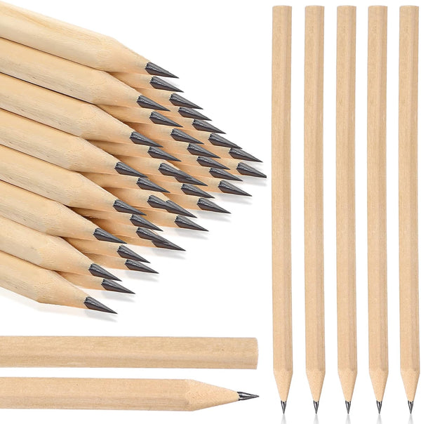 Fumete Natural Wooden Pencils Pack, Hexagonal Grip HB Graphite Pencils for Classroom Office (260 Pieces)