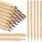 Fumete Natural Wooden Pencils Pack, Hexagonal Grip HB Graphite Pencils for Classroom Office (260 Pieces)
