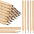 Fumete 100 Pieces Wooden Pencils Bulk, Hexagonal Grip HB Graphite Pencils for Classroom Office Supplies