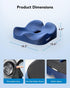 Tailbone HUANUO Ergonomic Seat Cushion, Memory Foam Cooling Gel Office Chair Cushion for Hip Support, Pressure Relief