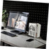 Amosfun Decorative Iron Book Stand Premium Metal Bookend for Desk Organization Smooth Edges Design for Home Office