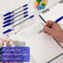 Sayglossy 200 1.0mm Pcs Ballpoint Pens Bulk Medium Point Bullet Tip Smooth Writing Ink Pens for Office Business Server