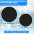 Boat Scupper Flapper Replacement for FSRK-3-DP TH Mar-ine Boat Scupper Flappers Repair Kit, 1/2" and 3/4" Scupper Flappers Valves - for Boats Stainless Steel and Plastic Thru Hull Scuppers (2 Pack)