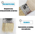 Wooden Handled Hog Bristle Paint Brush, 15" Long, 2" Width - Right Angle Bend (2 Pieces)