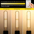 Gozelux Dimmable E26 Bulb 6W 60 Bulbs AC120V 2700K 60 750LM T10 Bulb Pack 6 Light Equal watt LED Light Warm White