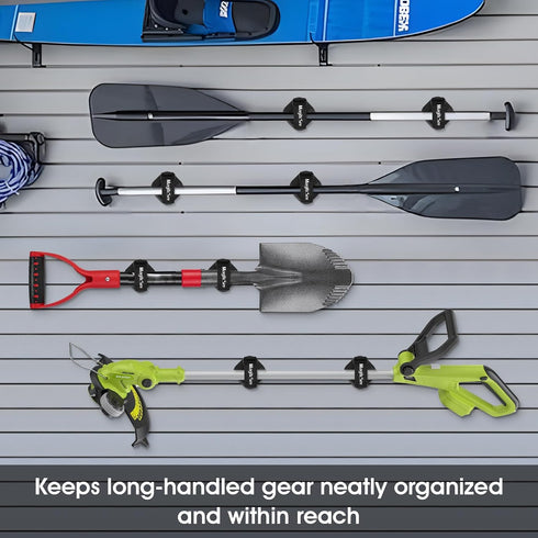 2 Pack Heavy Duty Magnetic Shovel Holder for Truck with Adjustable Strap, No-Drill Strong Magnet Mount Rack for Flag