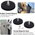 MUTUACTOR Strong Heavy Duty Magnets, Anti-Scratch Neodymium Rubber Magnet 1/4-20 Male Threaded Stud (2Pack)