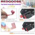 50PCS Nylon Flag Spade Quick Disconnects Female Wire Connector - 90 Degree Electrical Crimp Wire Terminals (22-10 AWG,