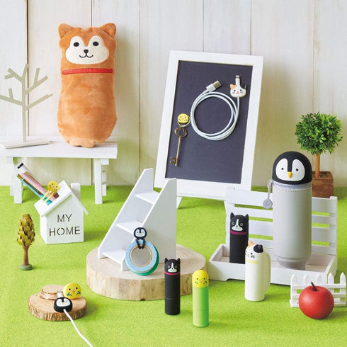 LIHITLAB PuniLabo Stand Up Pen Case - Stylish Pen Holder for Desk Organization