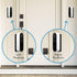Wasserstein Horizontal Wedge Wall Mount 35 to 55 for Arlo Wireless Video Doorbell (2nd Gen)
