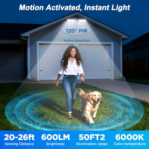 2 Pack 72 3 6000K, Clip On Solar Motion Sensor Outdoor Lights, LED Solar Fence Lights Waterproof with Modes, Portable