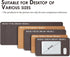 Desks(Coffee,27.6"x 13.8") Cork Desk Mat - Dual-Sided Desk Pad for Office and Home - Desk Organization and Accessories