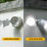 P6221W-D2D 2000 18 28 LUTEC Lumen Watt LED Dual-Head Flood Light Outdoor Dusk to Dawn Waterproof Exterior Security Wall