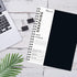 Graph Paper Notebook, 8.5" x 11" Spiral Notebook, 120 Pages, 100 GSM, Hardcover, 4 Pack, Engineering Notebook, Black