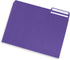 Blue Summit Supplies Purple File Folders, Letter Size, 1/3 Cut Tab, 100 Per Box for Organizing and Easy Storage