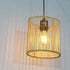 Osasy (1, Woven Wicker Hanging Drum Lamp Shade, Tall Oval, Bamboo Lampshade for Table/Nightstand or Bedside Lamps Floor