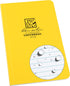 Rite in the Rain Weatherproof Soft Cover Notebook (4.625" x 7.25", Yellow Cover, Universal Pattern No. 374)