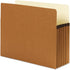 Smead File Pocket, Letter Size, Straight-Cut Tab, 5-1/4" Expansion, Redrope, 10 per Box (73234)