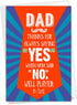 NobleWorks Funny Father's Day Card for Dad, Pa, Pop, Daddy - Humor Notecard with Envelope, Well Played C3141FDG