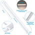 3 12 Inches Dimmable. Counter Closet 4000K Litever Under Cabinet Lights Plug in, pcs LED Light Strips. Super Bright