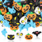 FOIMAS 80pcs Halloween Erasers - Pumpkin Ghost Skull Rubber Erasers for Trick or Treat Goodie Bags