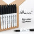Black Low-Odor Dry Erase Markers, 150 Count, Chisel Tip for Whiteboards and Glass