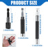 Magnetic Drill Extension Bit Holder, Set of 3 Magnetic Screw Holder Screw Drive Guide Drill Bit Tip Holder Impact Bit Holder Extension Drill Screw Adapter with 1/4 Inch Hex Shank Hex Power Tools by weigongr