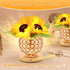 3-Colour Dimming Birthday Gifts for Women,Sunflower Flower Touch Lamp,Rechargeable Cordless Night Light