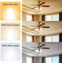 12-Pack 40W Bulbs, 2700K Lightbulbs, E12 5W B11 Bulb, C37 Non-dimmable SHINESTAR Candelabra Equivalent LED Light Warm