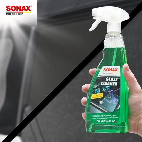 338400 750ml SONAX Glass Cleaner | Powerful Streak Free Formula for Crystal Clear Windows and Mirrors | Easily Removes