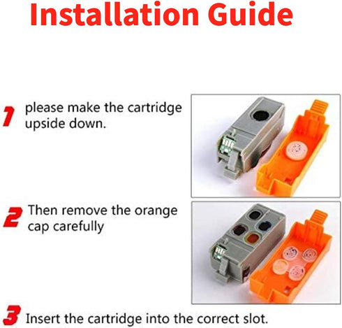 PGI-35 Black Ink Cartridge Replacement for Canon 35 36 PGI35 CLI36 for Pixma iP110 iP100 TR150 Printers (5BK)