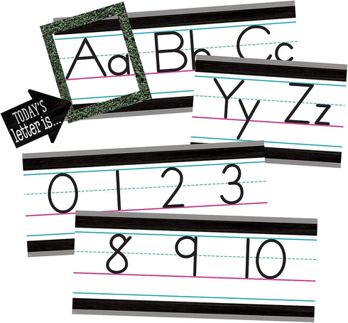 Teacher Created Resources Modern Farmhouse Alphabet Line Bulletin Board - TCR8338