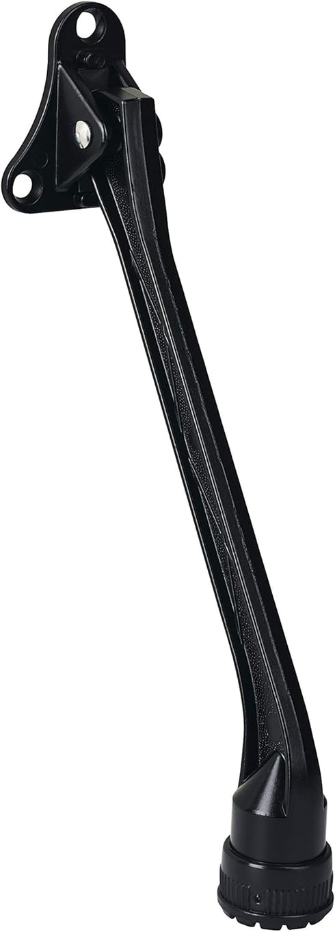 HOME&I Kickdown Door Stopper, 7-Inch Door Holder Kickstand Rubber Foot (Black, 1 Pack)