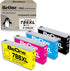 BeOne Remanufactured Ink Cartridges Replacement for Epson 786XL 786 XL T786 T786XL (4-Pack; 1BK, 1C, 1M, 1Y)